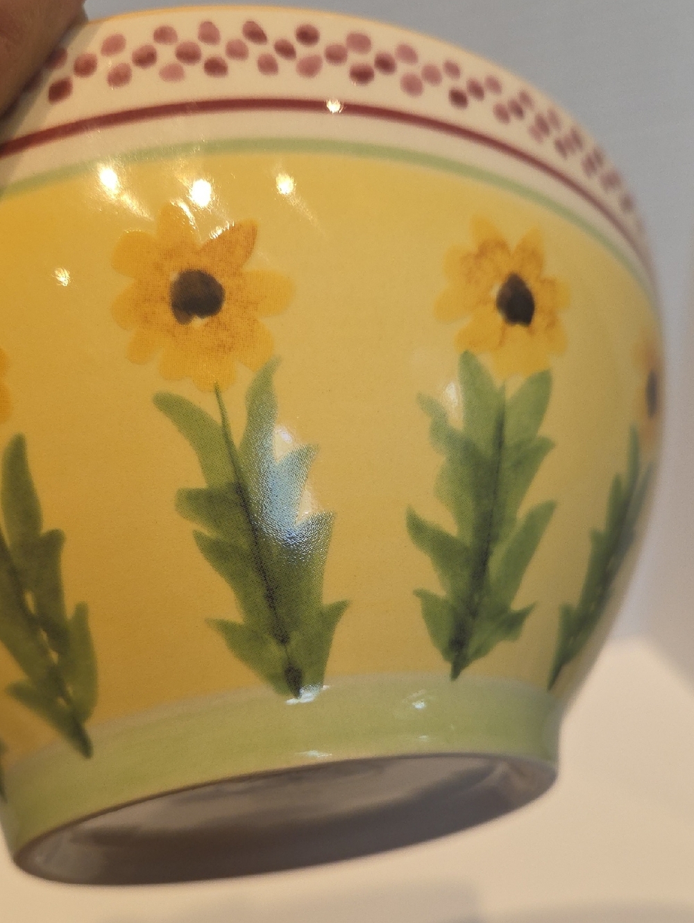 Pfaltzgraff Pistoulet By Jana Kolpen Sunflower Stoneware Bowl - Picture 7 of 7